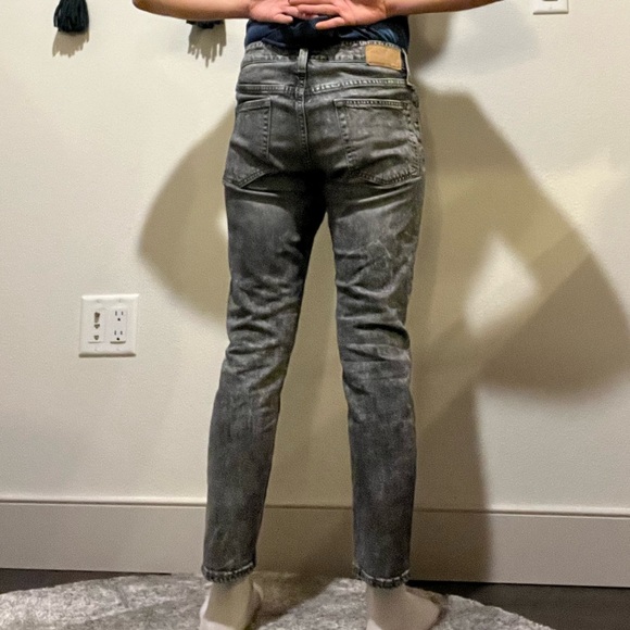 Bonobos Premium Stretch Jeans Gray Acid Wash - Picture 3 of 5